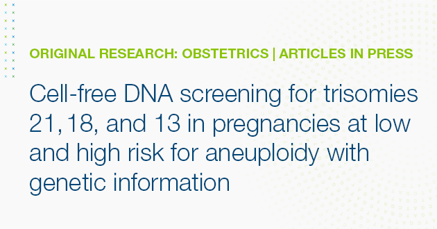 DNA screening